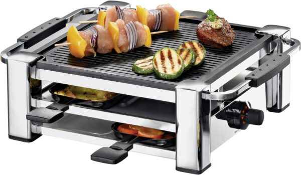 Rommelsbacher RCC 1000 Fashion Raclette chrom