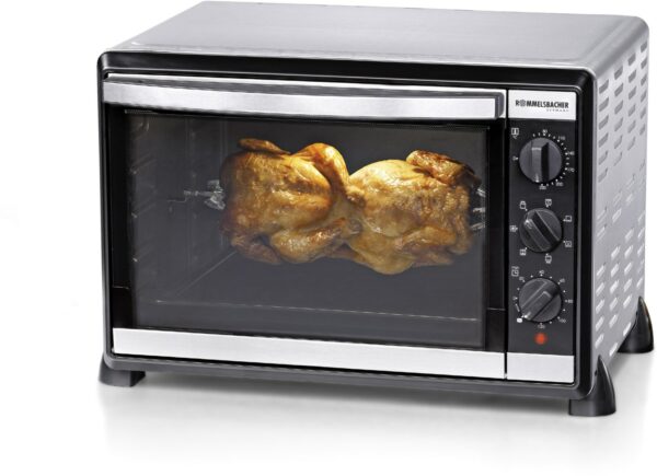 Rommelsbacher BG 1815 Mini-Backofen edelstahl/schwarz