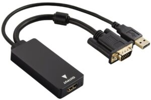 Hama VGA+Audio-Konverter für HDMI schwarz