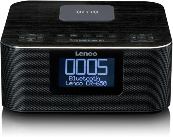 Lenco CR-650 Uhrenradio mit Ladestation