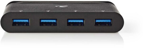 Nedis TCARF200BK Computer-Hub USB Typ C 4-port schwarz