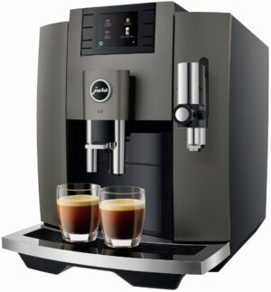 Jura E8 Kaffee-Vollautomat Dark Inox  (EB)