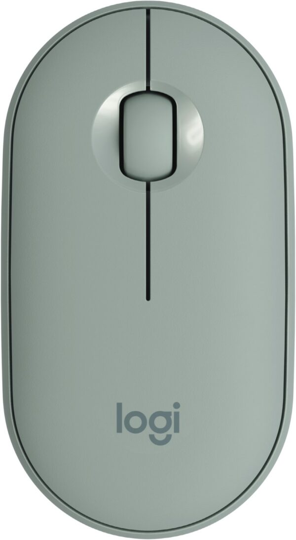 Logitech M350 Pebble Kabellose Maus eukalyptus