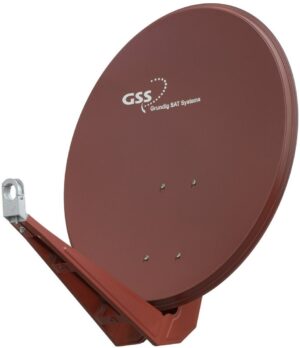 GSS STA 80 Satelliten-Reflektor ziegelrot