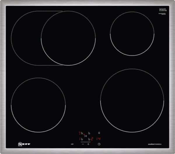 NEFF MBR 4660 NK Glaskeramik-Induktions-Kochfeld edelstahl