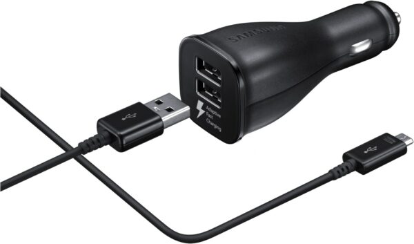 Samsung Kfz-Schnelladegerät Dual-USB-Port schwarz