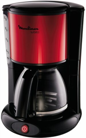 Moulinex FG 360 D Kaffeeautomat rot metallic/schwarz