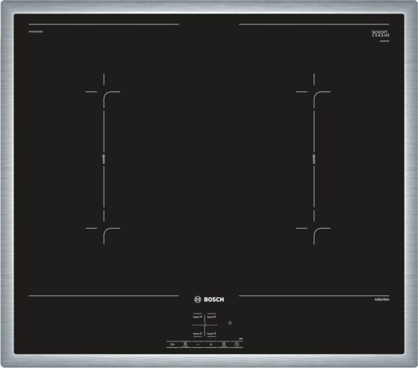 Bosch NVQ645CB5E Glaskeramik-Induktions-Kochfeld edelstahl