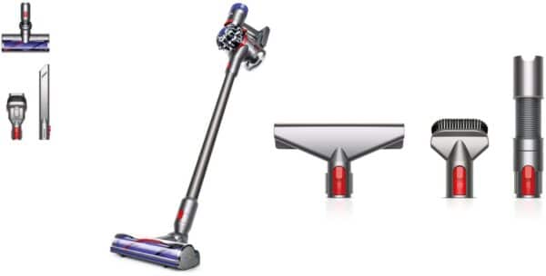 Dyson SET V8 Motorhead + Quick Release Akku-Stielsauger nickel/titan