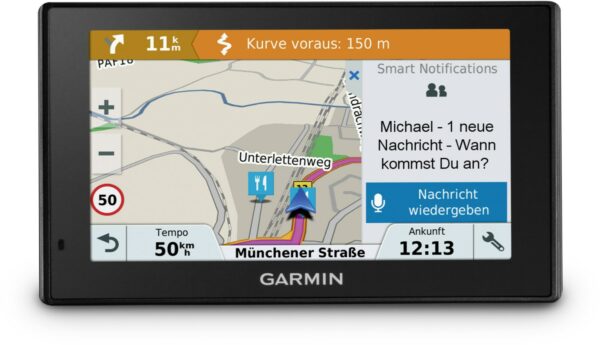 Garmin DriveSmart 51 LMT-D EU Mobiles Navigationsgerät schwarz