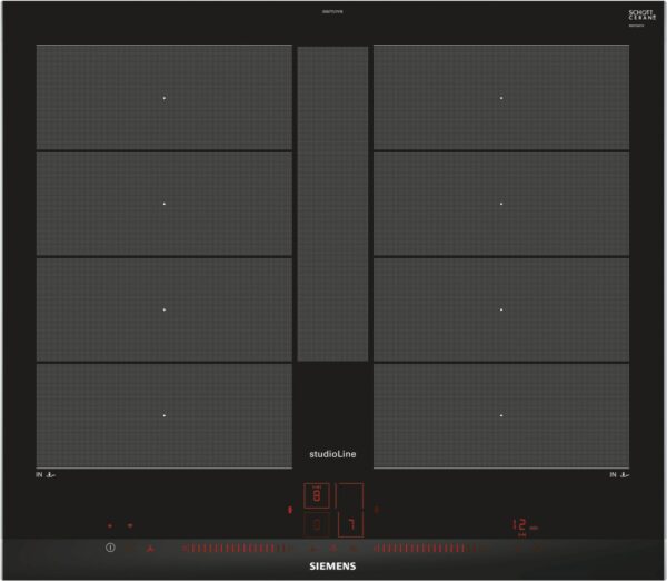 Siemens EX677LYV1E Autark-Induktionskochfeld Facetten-Glasschliff