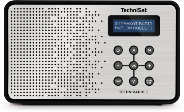 Technisat TECHNIRADIO 2 Heimradio schwarz/silber