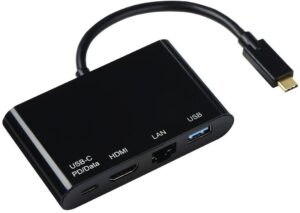 Hama 4in1 USB-C Multiport-Adapter schwarz