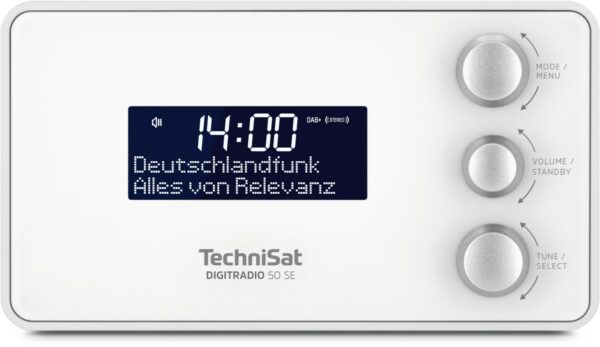 Technisat DigitRadio 50 SE Uhrenradio weiß