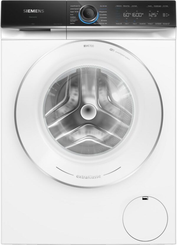 Siemens WG56B2A90 Stand-Waschmaschine-Frontlader weiß / A