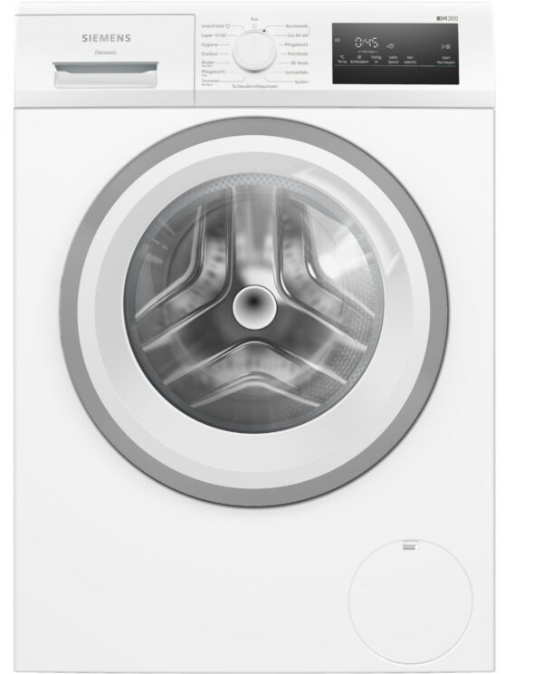 Siemens WM14N127 Stand-Waschmaschine-Frontlader weiß / A