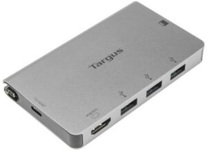 Targus USB-C > HDMI/3xUSB/Reader Hub silber