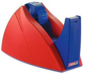 Tesa Easy Cut Prof Tischabroller 25mm (66m) rot-blau