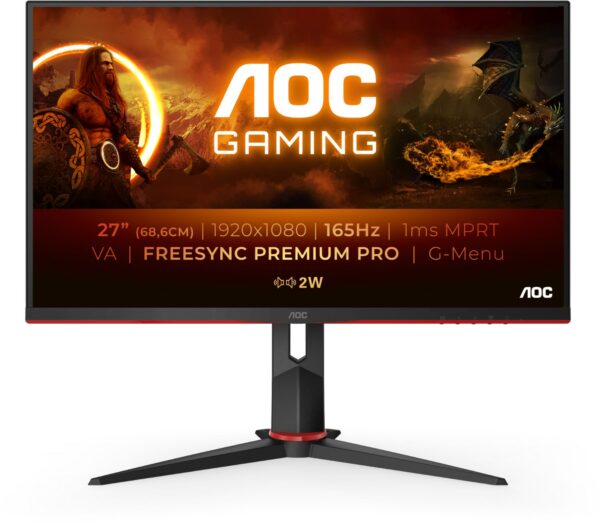 AOC 27G2SAE/BK 69 cm (27") Gaming Monitor schwarz/rot / F