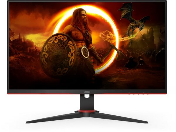 AOC 24G2AE/BK 60 cm (24") Gaming Monitor schwarz/rot / E