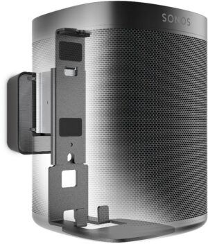 Vogels Sound 4201 Lautsprecher-Wandhalterung für Sonos Play:1/One schwarz/aluminium