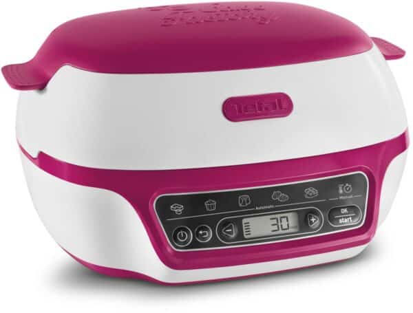 Tefal KD8018 Cake Factory Kuchenbackautomat weiß/lila