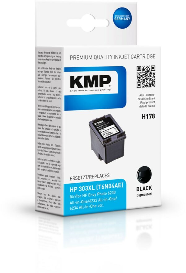 KMP H178 (600 S.) ersetzt HP 303XL (T6N04AE)