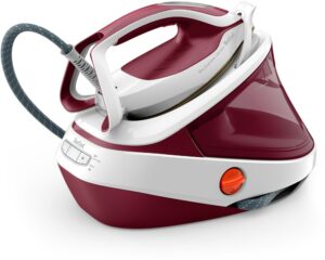 Tefal GV 9711 Pro Express Ultimate II Bügelstation weinrot metall/weiss