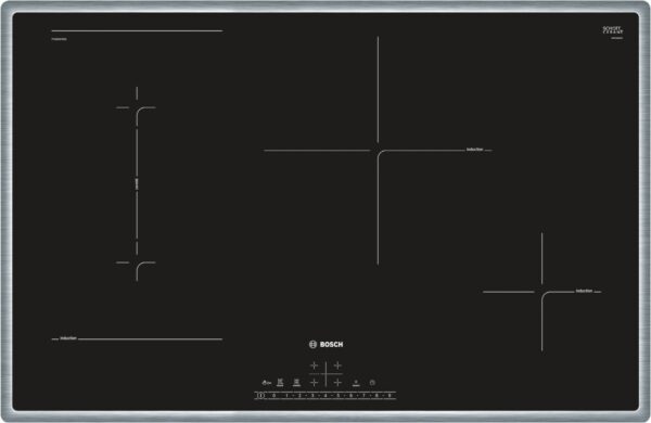 Bosch Serie 6 PVS845FB5E Autark-Induktionskochfeld edelstahl