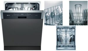 NEFF GIMK30Zi Integrierbarer 60 cm Geschirrspüler bestehend aus S147ZBS01D + Z7870X0 edelstahl / C