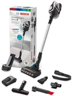 Bosch BSS82SIL1 Stielstaubsauger white aluminium brilliant