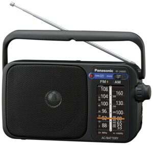 Panasonic RF-2400DEG-K Taschen Radio mit Lautsprecher schwarz