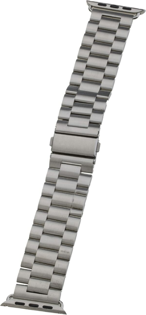 Peter Jäckel Watch Band Edelstahl für Apple Watch (44mm/42mm) silber