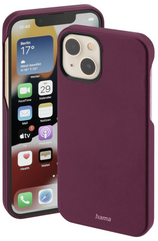 Hama Finest Sense Cover für iPhone 14 rot