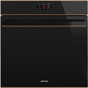 Smeg SO6604S4PNR Elektro-Backofen mit Dampfgarer schwarzglas