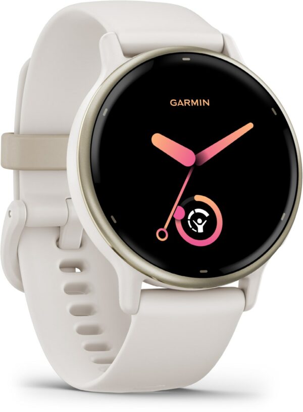 Garmin vivoactive 5 Sportuhr elfenbein/cremegold