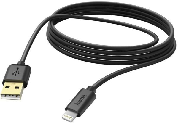 Hama Lade-Sync-Kabel Lightning (3m) schwarz