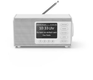 Hama DR1000DE Heimradio weiß