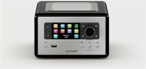 Sonoro Relax Internetradio schwarz hochglanz/silber