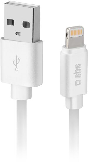 sbs Polo USB > Lightning Kabel (1m) weiß