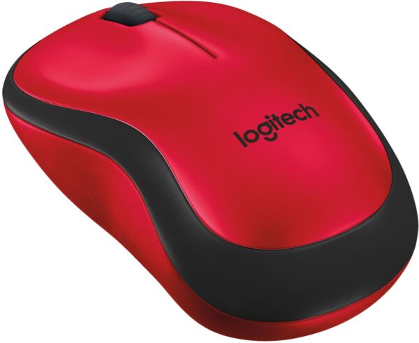 Logitech M220 Silent Kabellose Maus rot