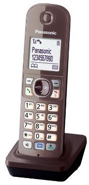 Panasonic KX-TGA681EXA Schnurlos Solo-Handteil mocca-braun