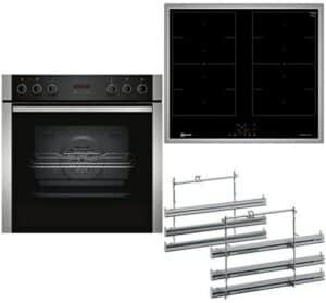 NEFF HMK161iFP Herdset mit Induktionskochfeld bestehend aus E2ACG6AN1 + M56BR60N0K + Z11TF36X0 edelstahl