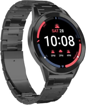 Puro METAL Band für Galaxy Watch 5 schwarz