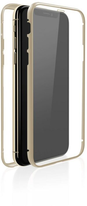 White Diamonds Cover 360° Glass für iPhone 11 gold