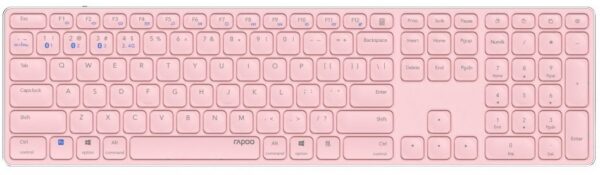 Rapoo E9800M (DE) Kabellose Tastatur pink