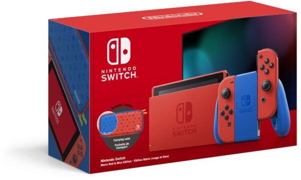 Nintendo Switch Konsole Mario Red & Blue Edition