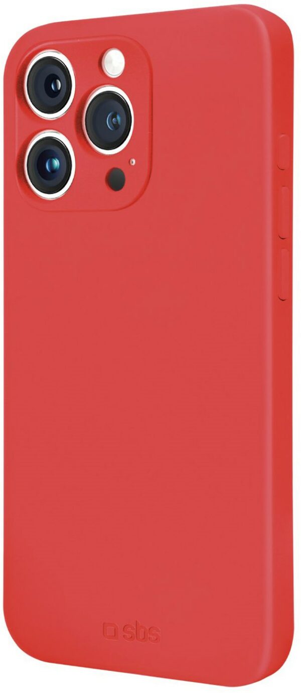 sbs Instinct Cover für iPhone 15 Pro rot