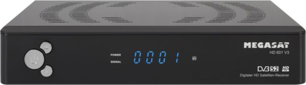 Megasat HD 601 (V3) HDTV Sat-Receiver schwarz