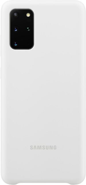 Samsung Silicone Cover für Galaxy S20+ weiß